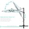Best Choice Products 10ft 360-Degree Solar LED Lit Cantilever Patio Umbrella, Outdoor Hanging Shade